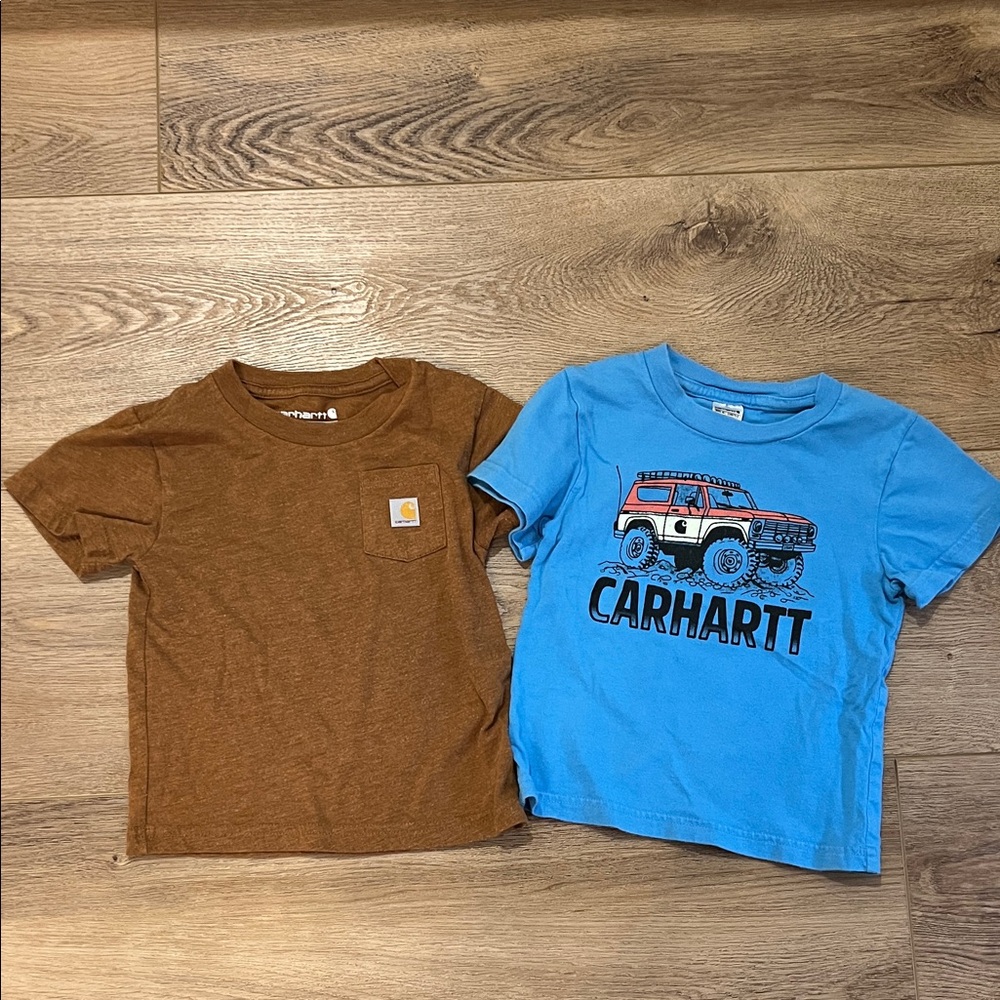 Carhartt short sleeve t-shirts- size 2T